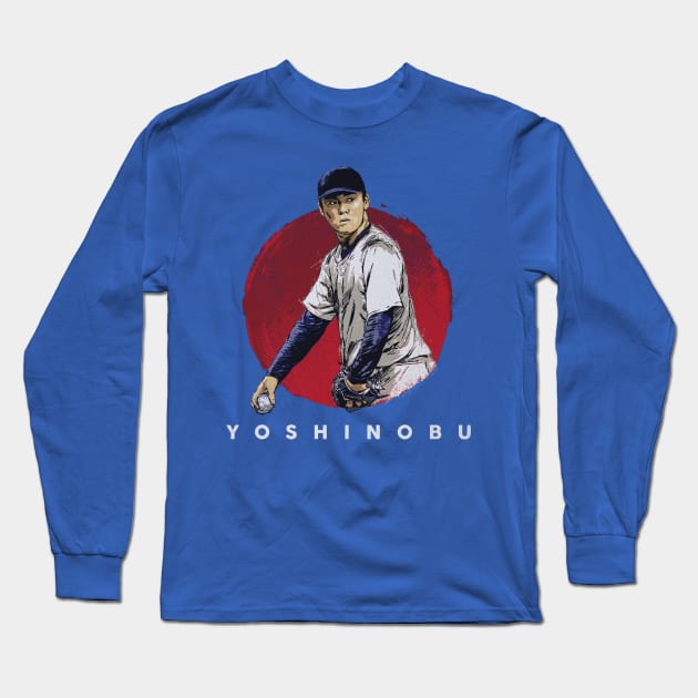 Yoshinobu Yamamoto Los Angeles D Sun Long Sleeve T-Shirt by lavonneroberson